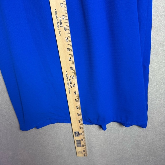 Skies are Blue Women’s Off the Shoulder Blue Chiffon Dress Bell Sleeve size XS - Picture 11 of 12